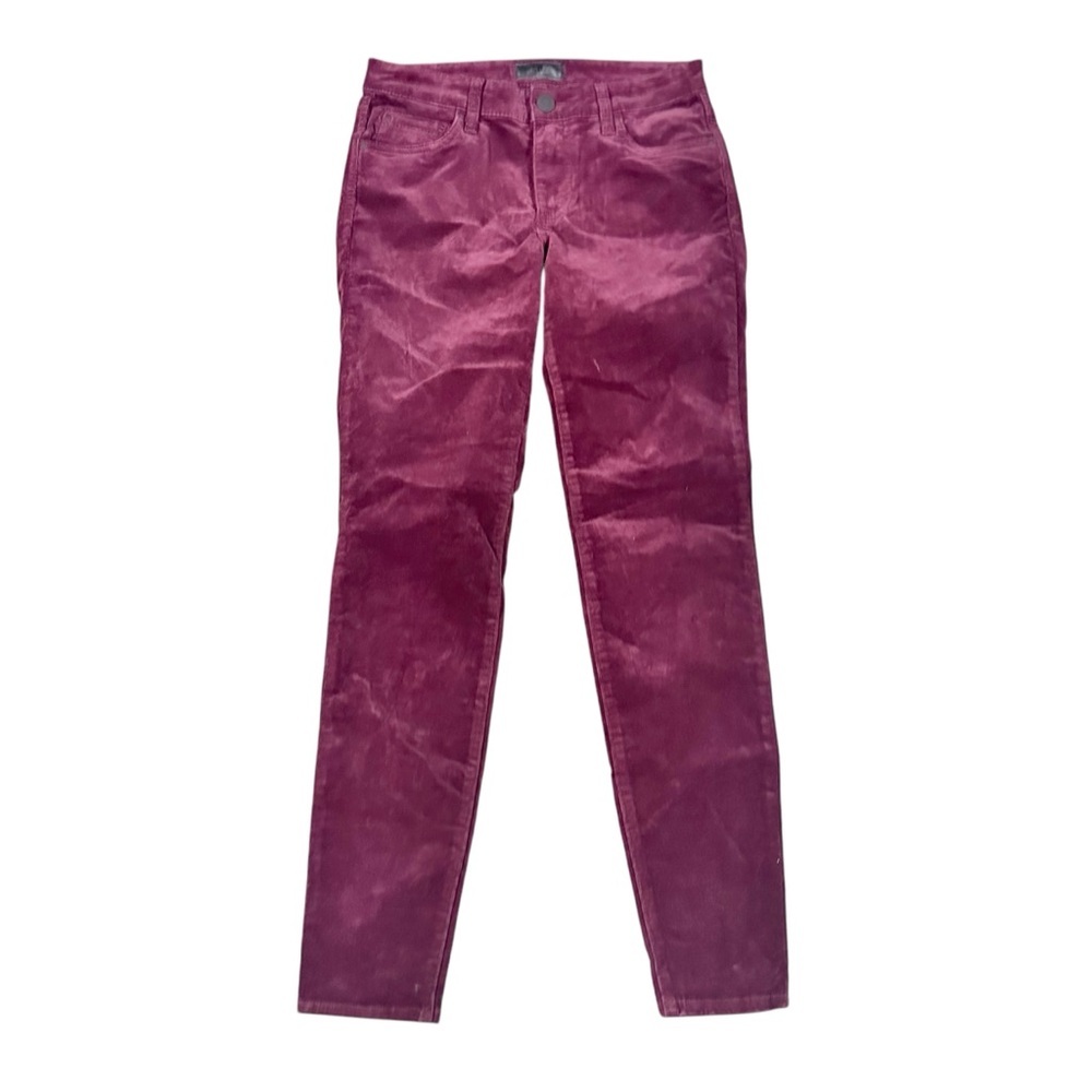 Kut from the Kloth Diana Corduroy Skinny Pants in Plum - 2 - Picture 2 of 7